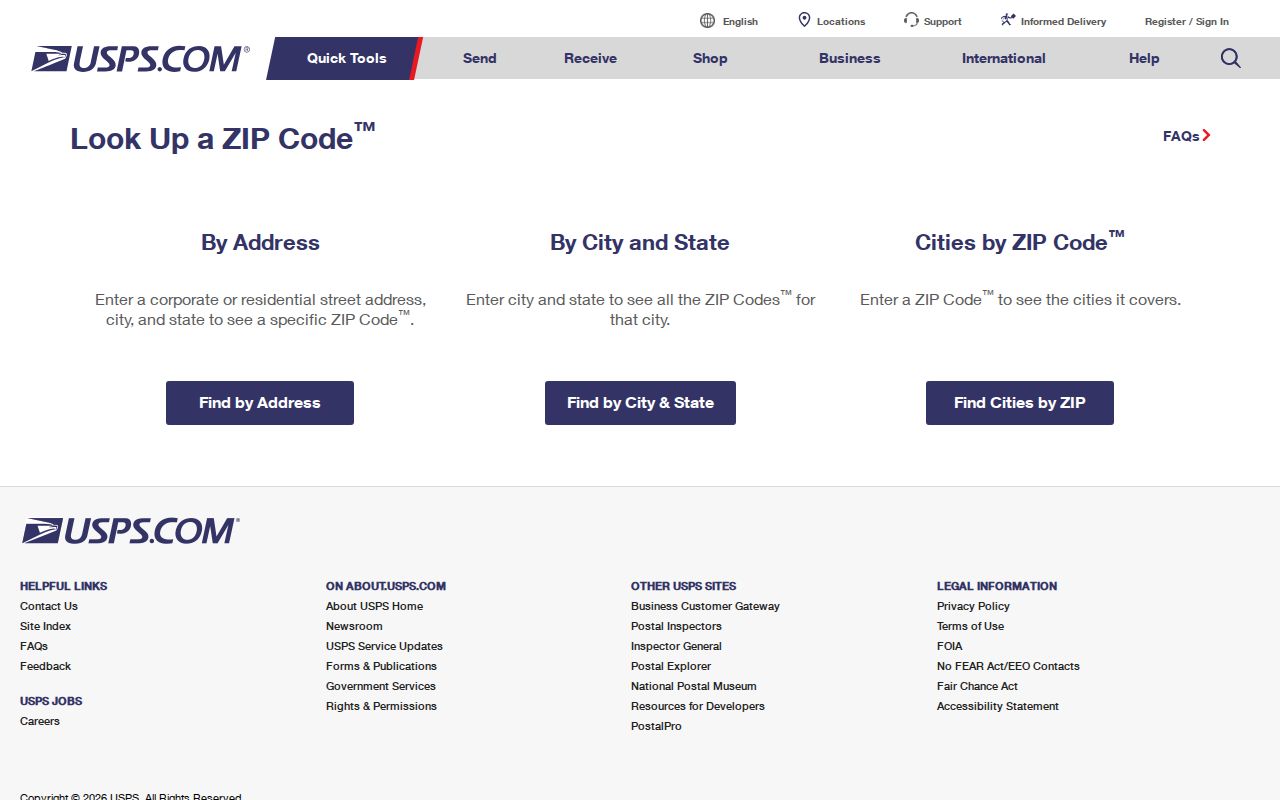 New Mexico ZIP code directory reference showing the USPS ZIP lookup screen